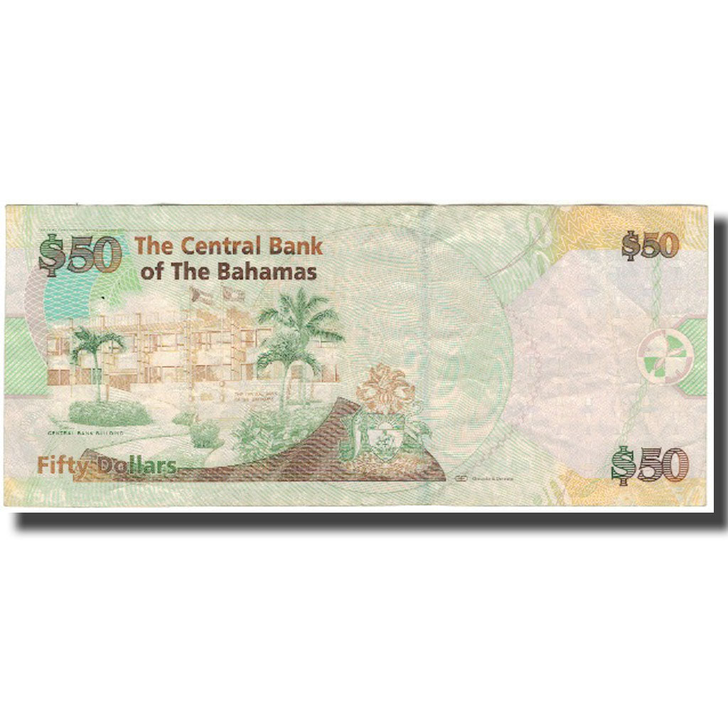 Biljet, Bahama's, 50 Dollars, 2012, KM:75, TTB