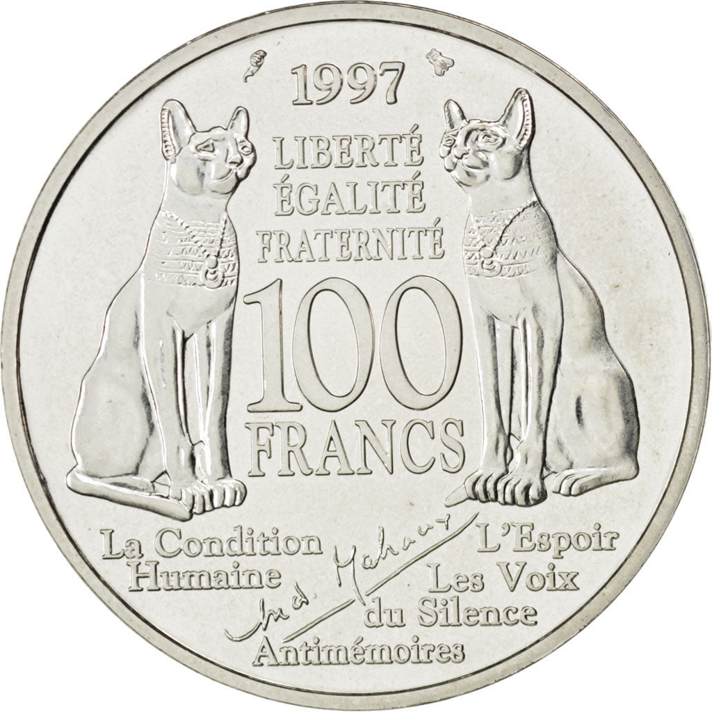 Francia, 100 Francs, 1997, FDC, Argento, KM:1188, Gadoury:954