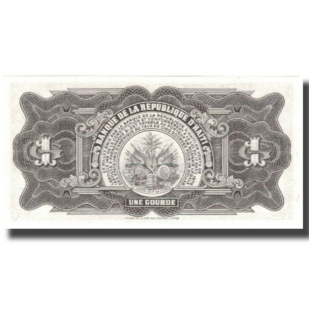 Billete, 1 Gourde, Haití, KM:230Aa, UNC