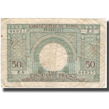 Banknote, Morocco, 50 Francs, 1949-12-02, KM:44, VF(20-25)