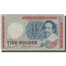 Nota, Países Baixos, 10 Gulden, 1953-03-23, KM:85, VF(20-25)