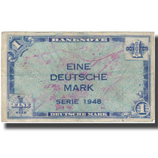Banknote, GERMANY - FEDERAL REPUBLIC, 1 Deutsche Mark, 1948, KM:2a, VF(30-35)