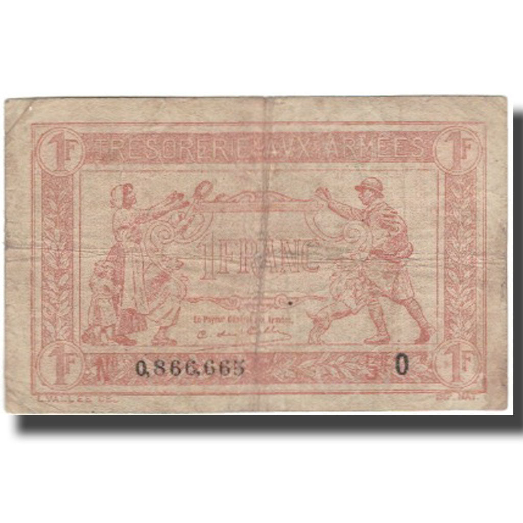 France, 1 Franc, VF(20-25), Fayette:VF 4.2, KM:M5
