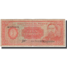 Billete, 100 Guaranies, Paraguay, KM:199b, RC