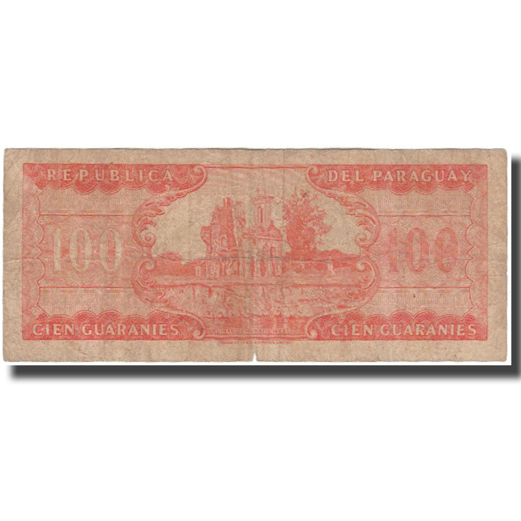 Billete, 100 Guaranies, Paraguay, KM:199b, RC