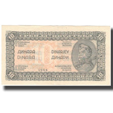 Banknote, Yugoslavia, 10 Dinara, 1944, KM:50a, AU(50-53)