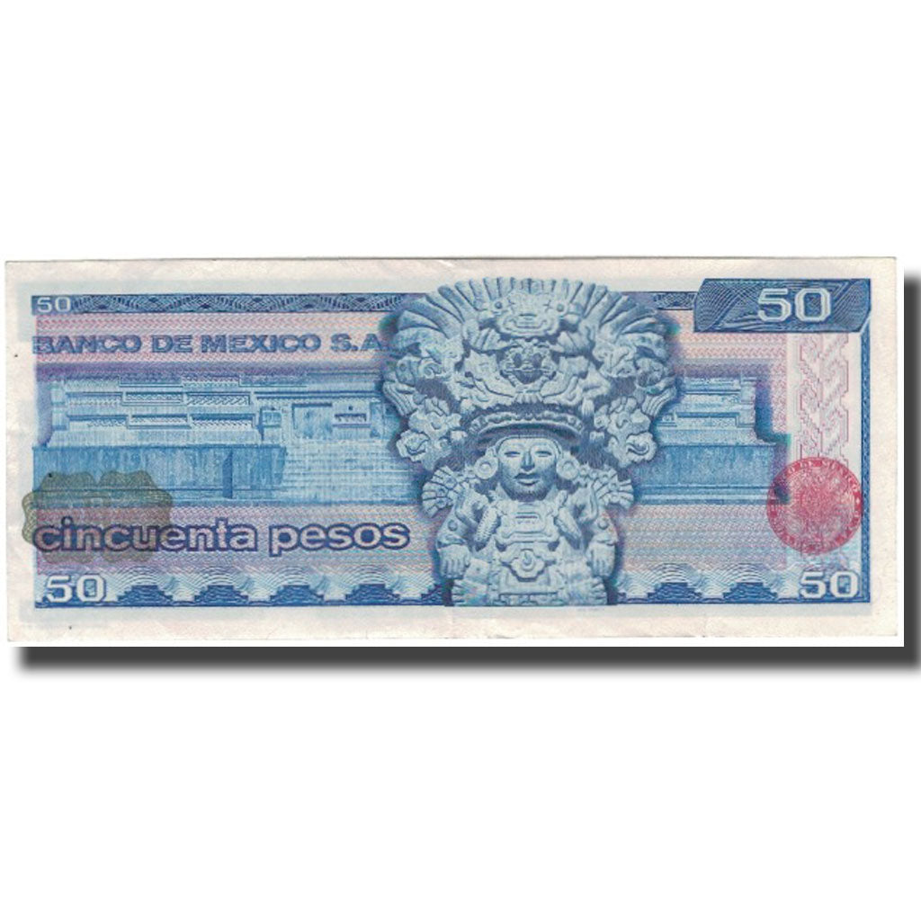 Nota, México, 50 Pesos, 1978-07-05, KM:67a, AU(50-53)