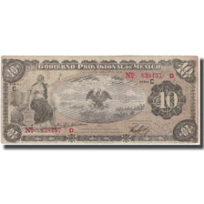 Banknot, Meksyk - Rewolucja, 10 Pesos, 1914, KM:S1108a, VF(30-35)
