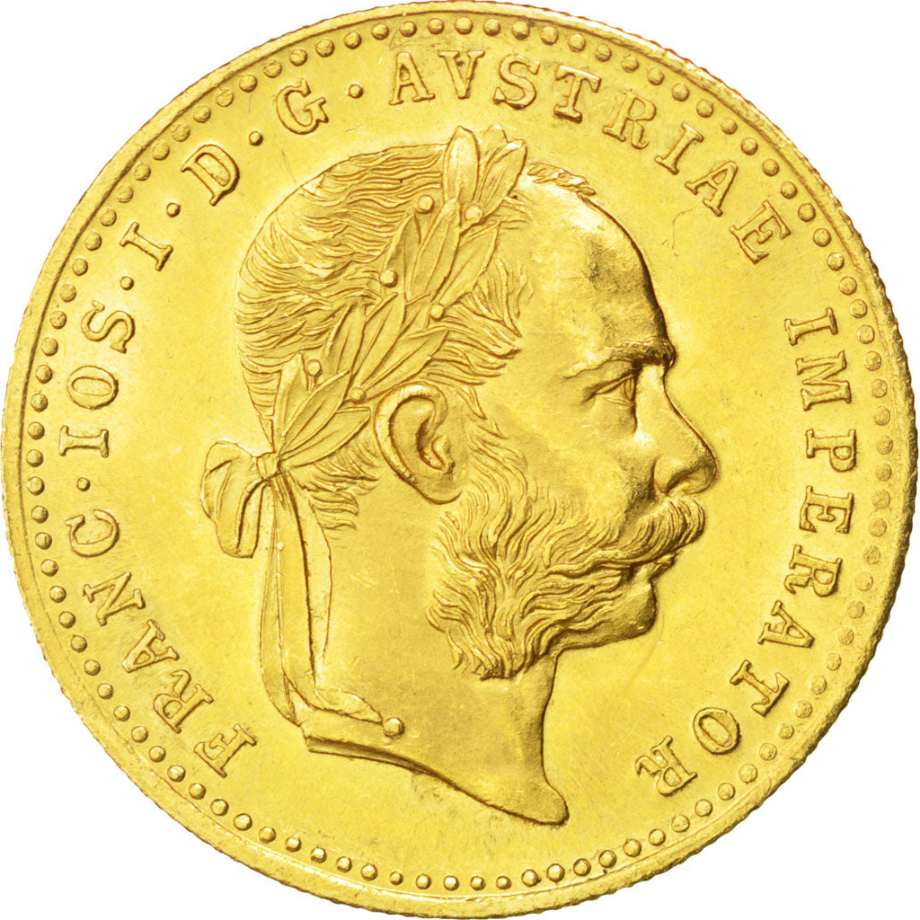 AUSTRIA, Ducat, 1915, KM #2267, MS(60-62), Gold, 3.48