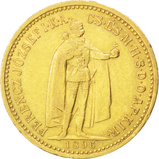 Hongrie, François Joseph, 10 Korona 1896 Kremnitz, KM 485