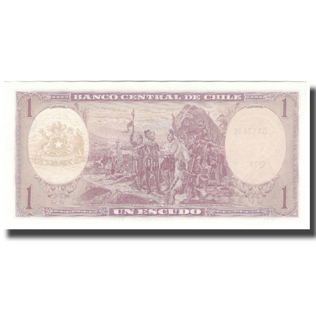 Billet, Chile, 1 Escudo, KM:136, NEUF