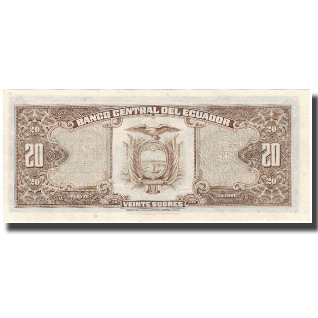 Banknote, Ecuador, 20 Sucres, 1983-04-20, KM:115b, UNC(60-62)