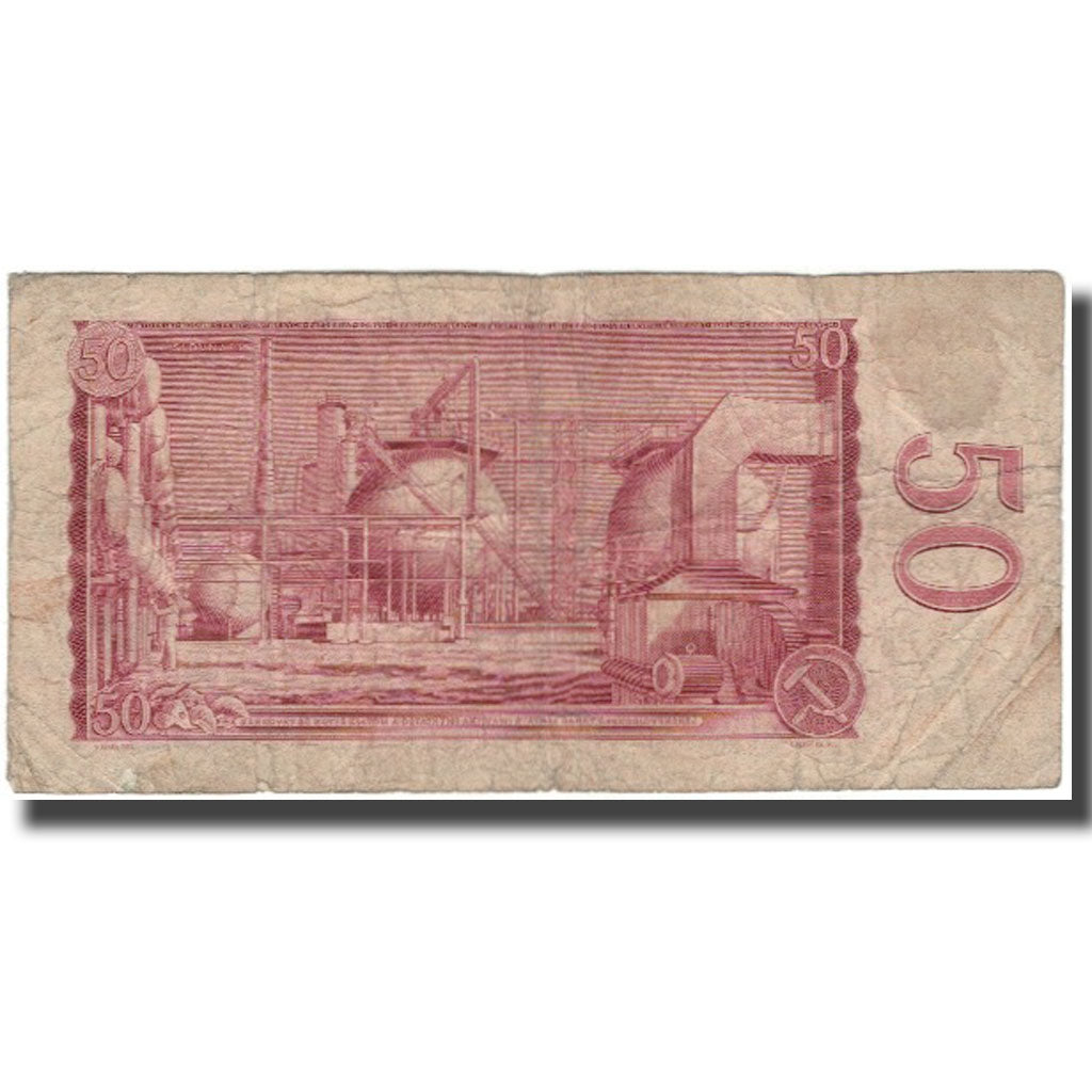 Banknote, Czechoslovakia, 50 Korun, 1964, KM:90b, VG(8-10)