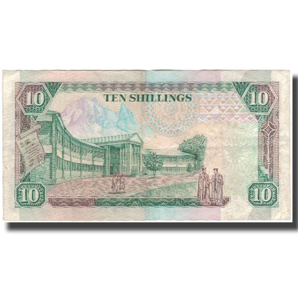 Banknote, Kenya, 10 Shillings, 1989-10-14, KM:24a, VF(20-25)