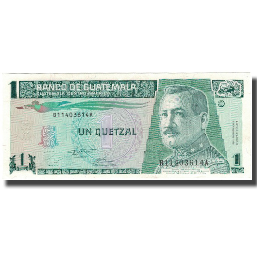 Banknote, Guatemala, 1 Quetzal, 1995-09-06, KM:87c, UNC(65-70)
