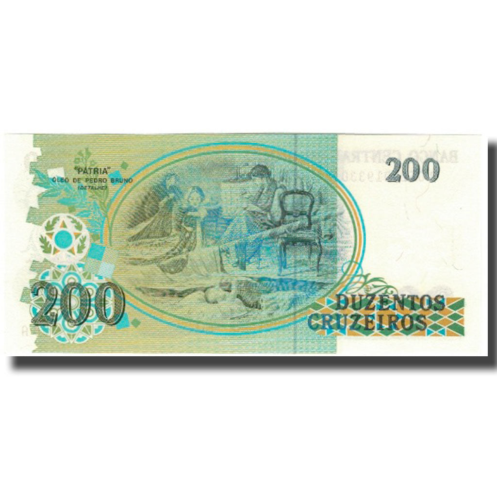 Banknote, Brazil, 200 Cruzeiros, KM:229, UNC(65-70)