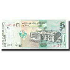 Banknote, El Salvador, 5 Colones, 1998-06-01, KM:147a, UNC(65-70)