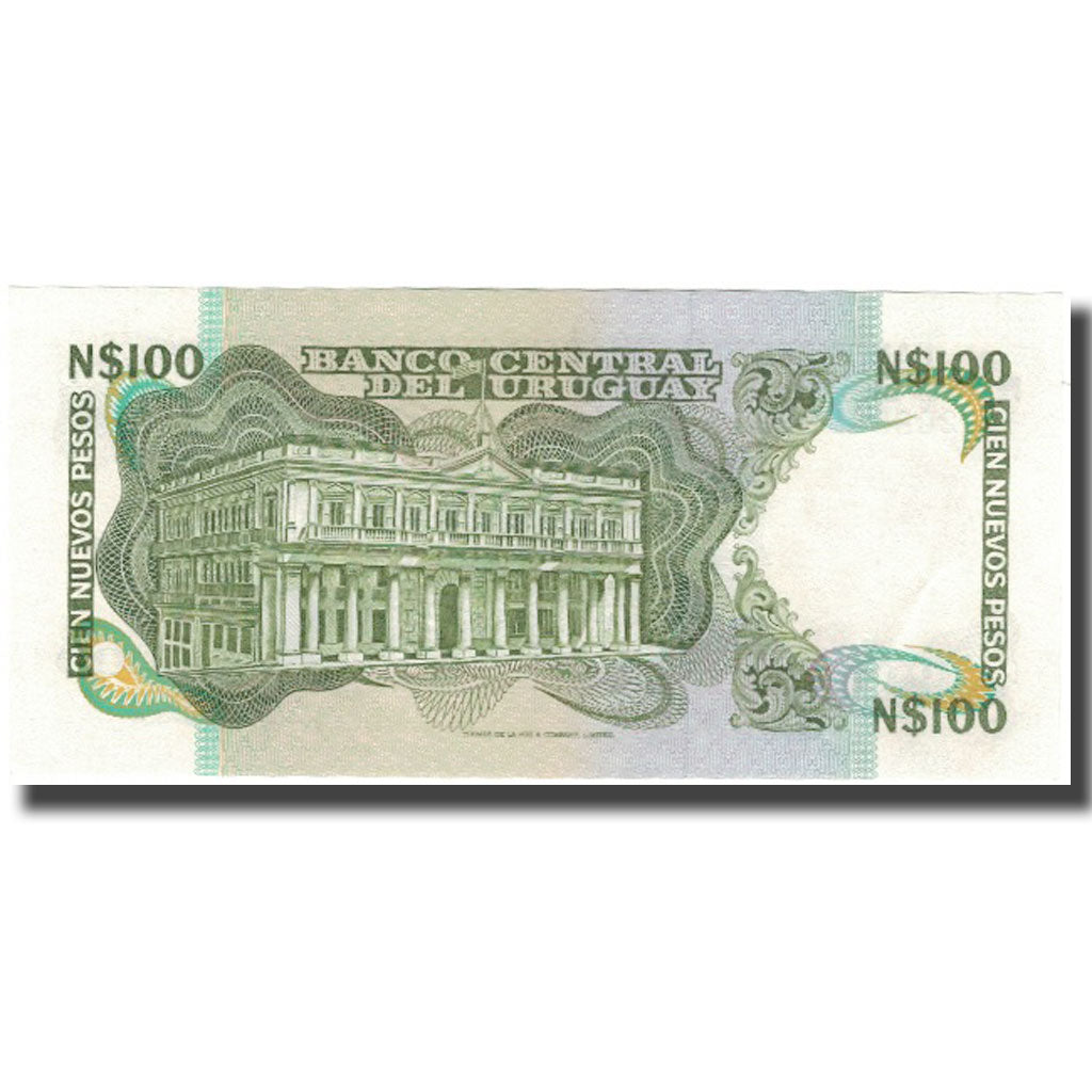 Billet, Uruguay, 100 Nuevos Pesos, KM:60a, NEUF