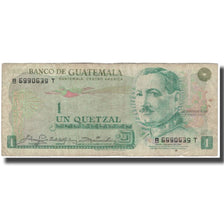 Nota, Guatemala, 1 Quetzal, 1980-01-02, KM:59c, VG(8-10)