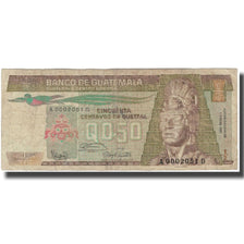Nota, Guatemala, 1/2 Quetzal, 1987-01-07, KM:65, VG(8-10)