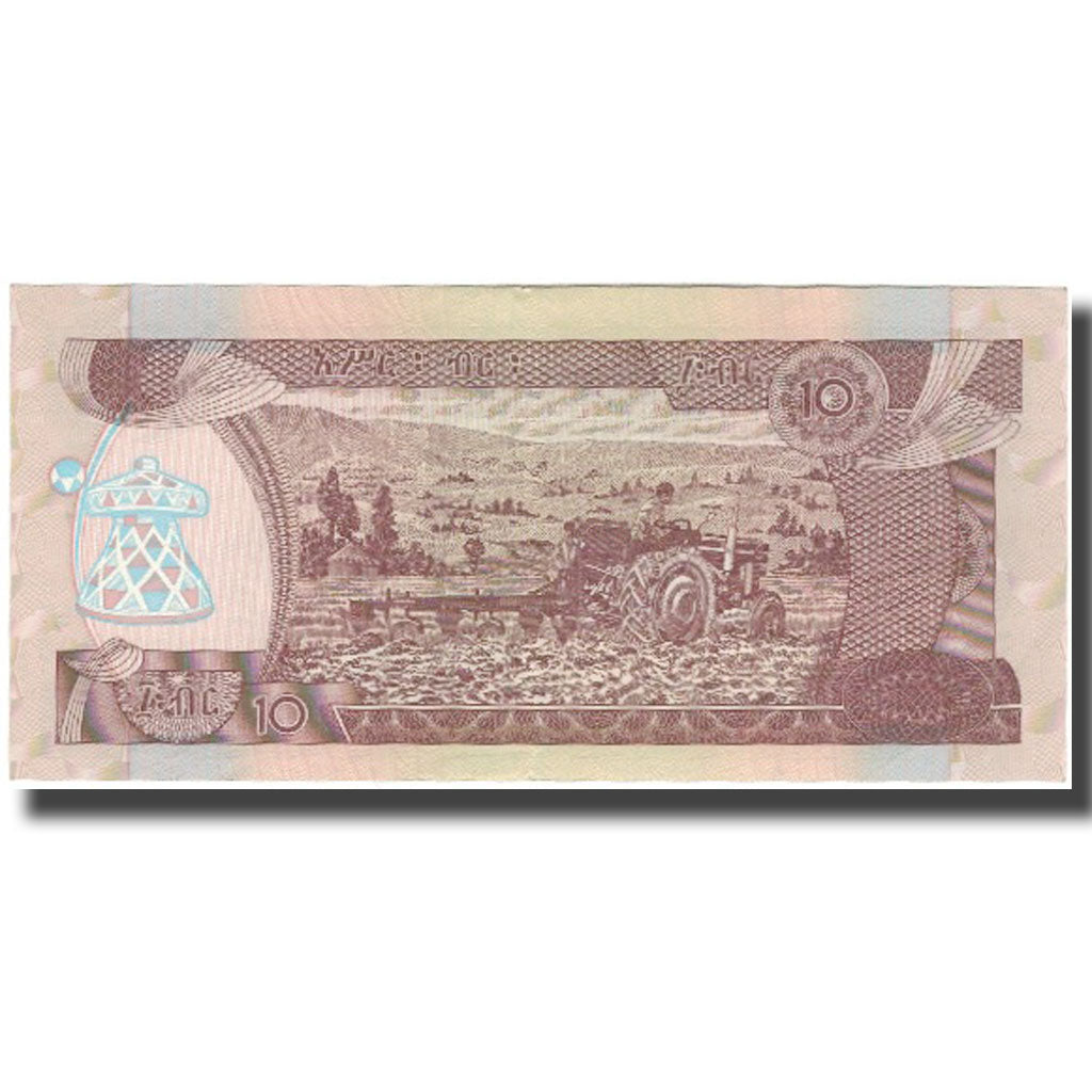 Billete, 10 Birr, 2008, Etiopía, KM:48e, EBC+
