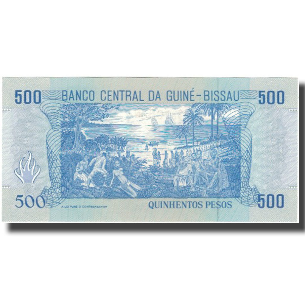 Banknote, Guinea-Bissau, 500 Pesos, 1990-03-01, KM:12, UNC(65-70)
