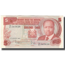 Banknote, Kenya, 5 Shillings, 1982-01-01, KM:19b, AU(50-53)