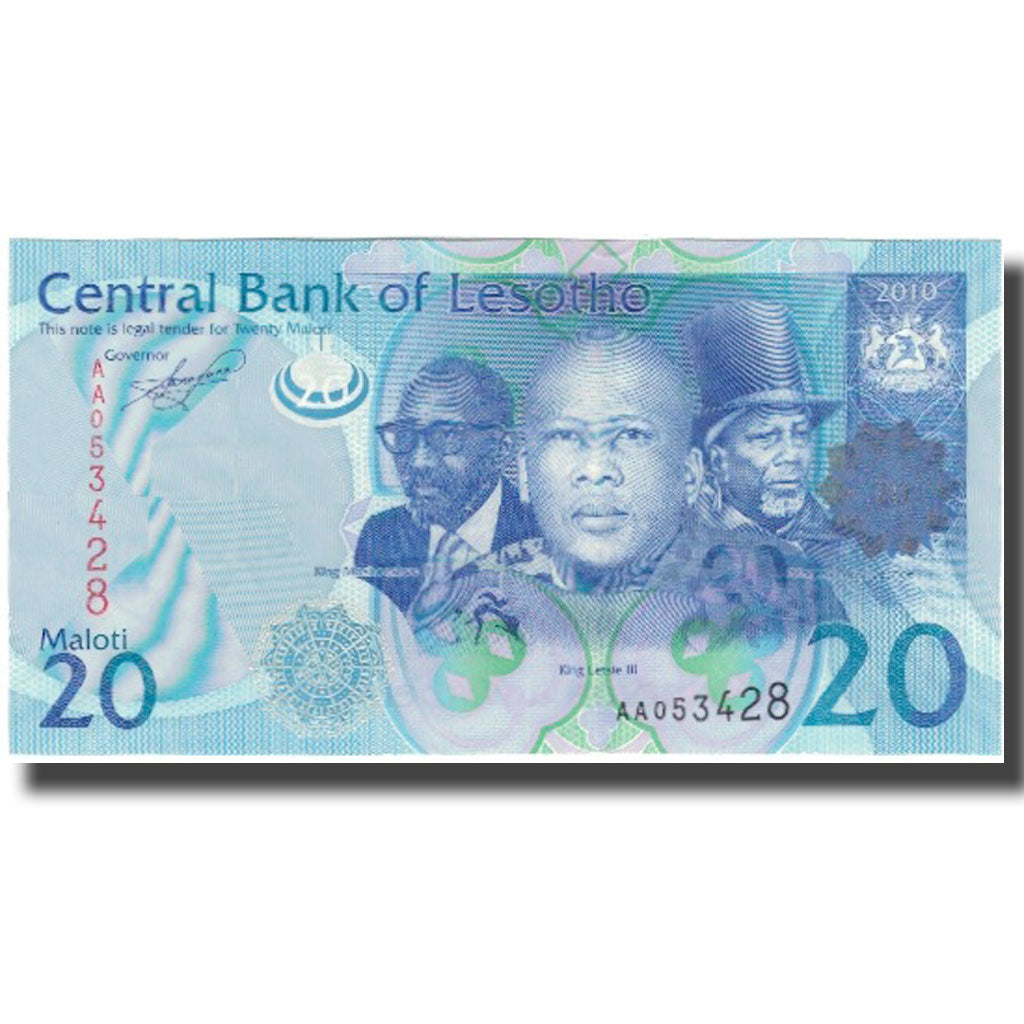 Banknote, Lesotho, 20 Maloti, KM:22, UNC(65-70)