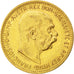 AUSTRIA, 10 Corona, 1911, KM #2816, AU(55-58), Gold, 19, 3.39