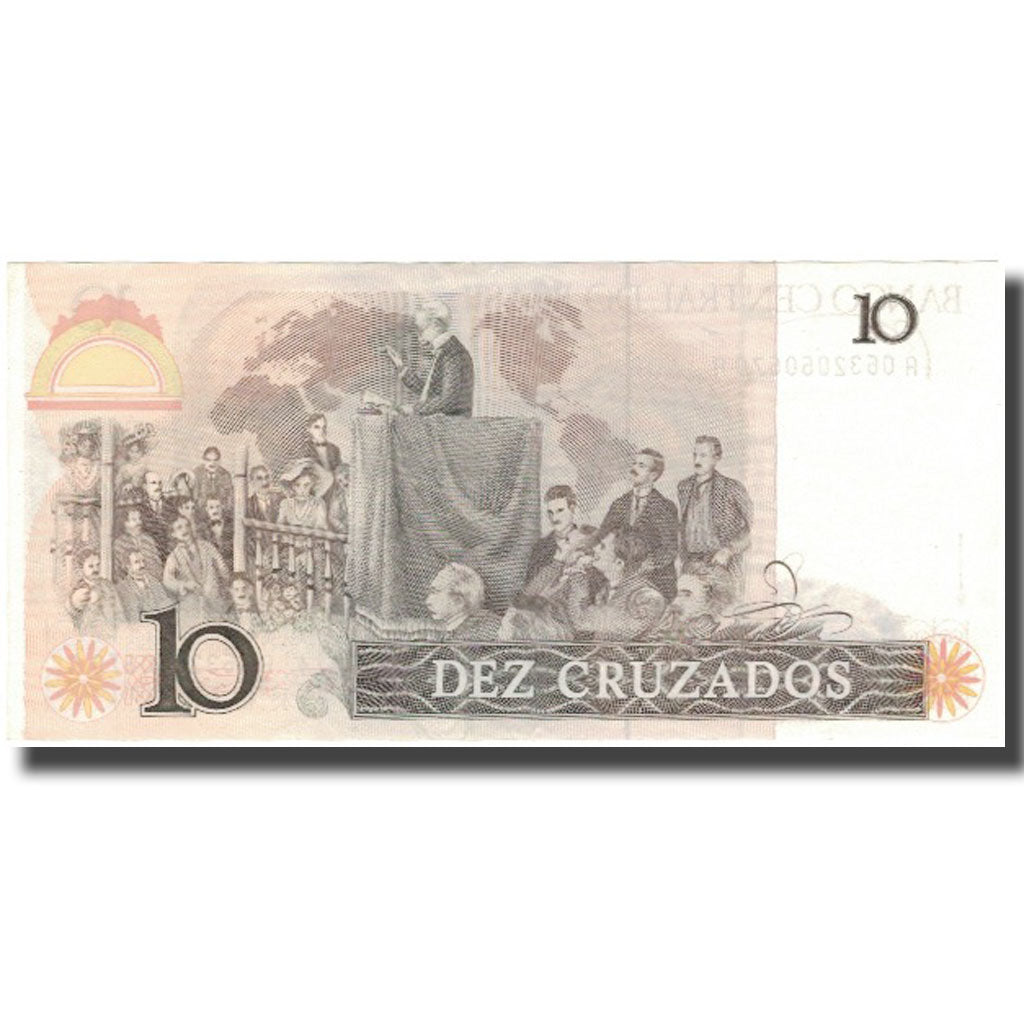 Banconote, Brasile, 10 Cruzados, KM:209a, SPL