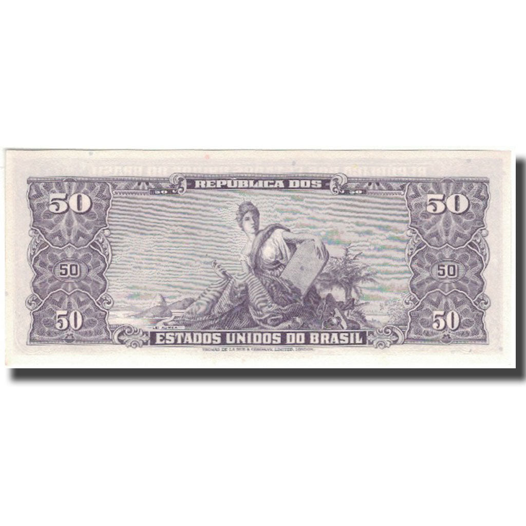Banknote, Brazil, 5 Centavos on 50 Cruzeiros, KM:184a, UNC(65-70)