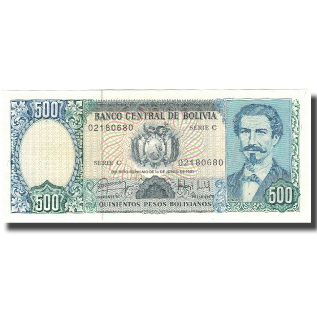 Billete, 500 Pesos Bolivianos, Bolivia, KM:166a, UNC