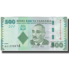 Billete, 500 Shilingi, Tanzania, KM:40, UNC