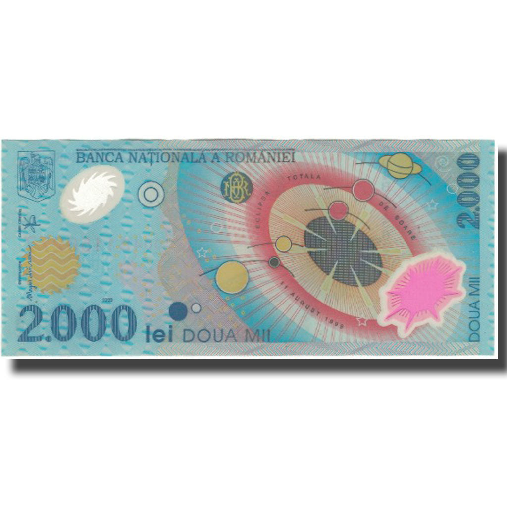 Geldschein, Rumänien, 2000 Lei, 1999, KM:111a, SS