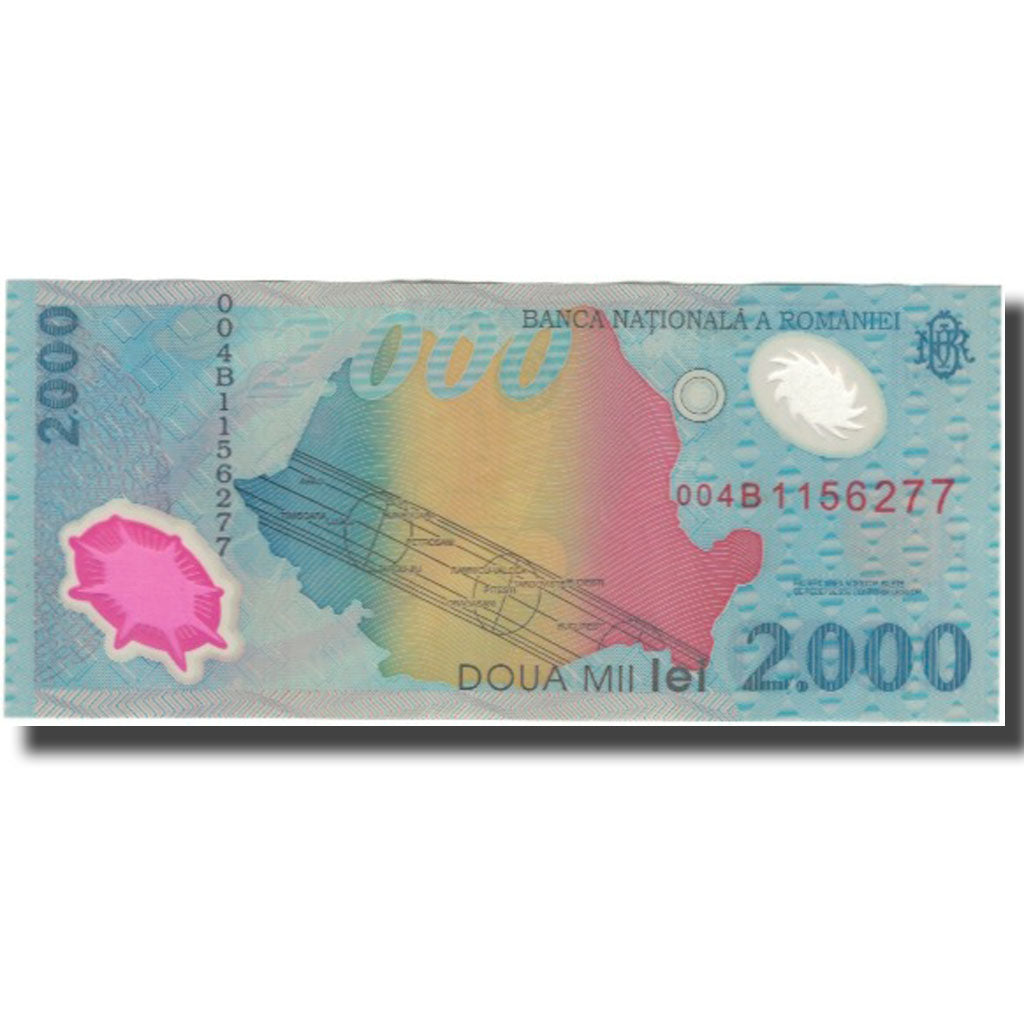 Geldschein, Rumänien, 2000 Lei, 1999, KM:111a, SS