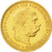 AUSTRIA, 10 Corona, 1905, KM #2805, AU(55-58), Gold, 19, 3.37