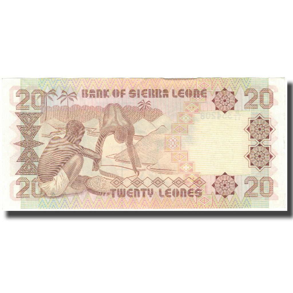 Banknote, Sierra Leone, 20 Leones, 1988-04-27, KM:16, AU(50-53)