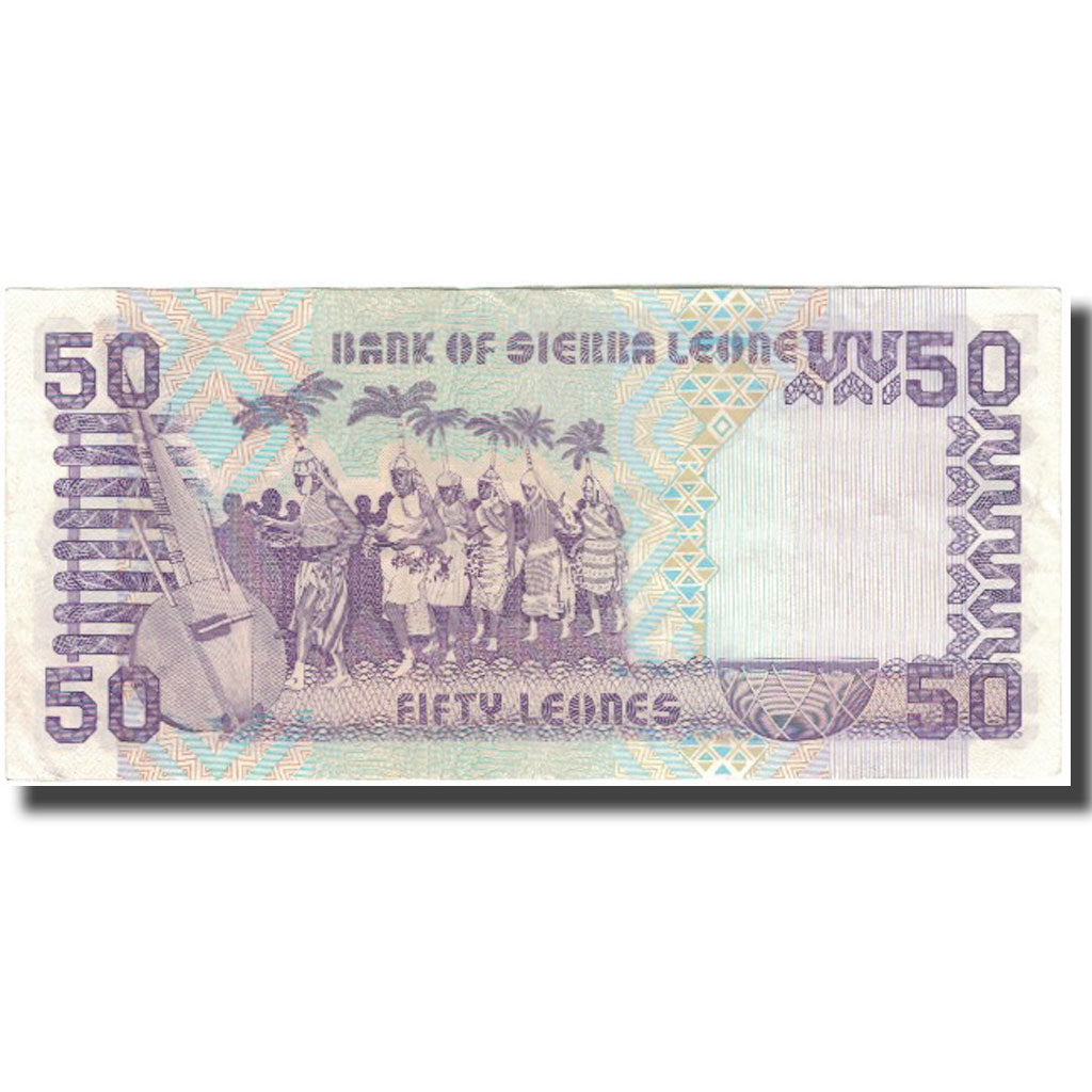 Banknote, Sierra Leone, 50 Leones, 1988-04-27, KM:17a, AU(50-53)