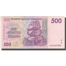 Biljet, Zimbabwe, 500 Dollars, 2007, KM:70, TTB