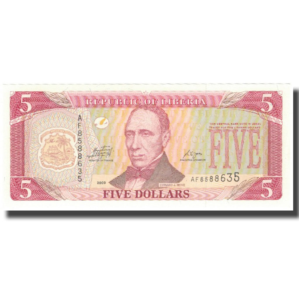 Billete, 5 Dollars, Liberia, UNC