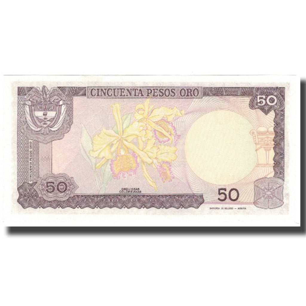 Banknote, Colombia, 50 Pesos Oro, 1986-01-01, KM:425b, UNC(63)