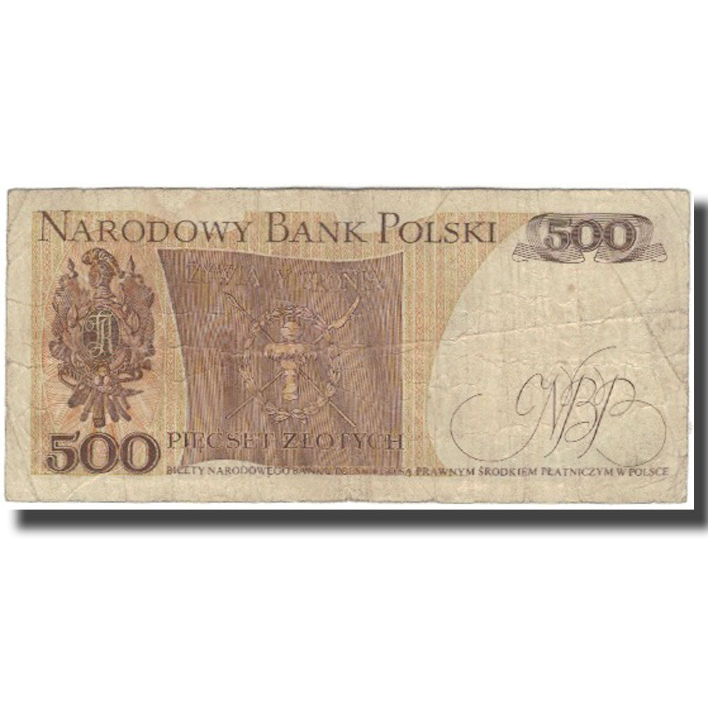 Banknote, Poland, 500 Zlotych, 1976, KM:145b, VG(8-10)