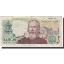 Biljet, Italië, 2000 Lire, KM:103c, B