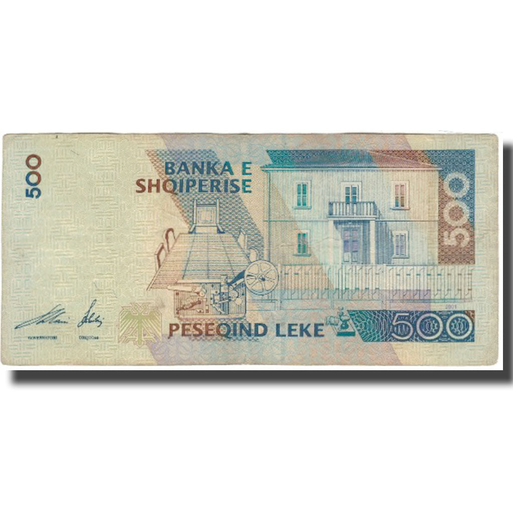 Banknote, Albania, 500 Lekë, 2001, KM:64a, VF(30-35)