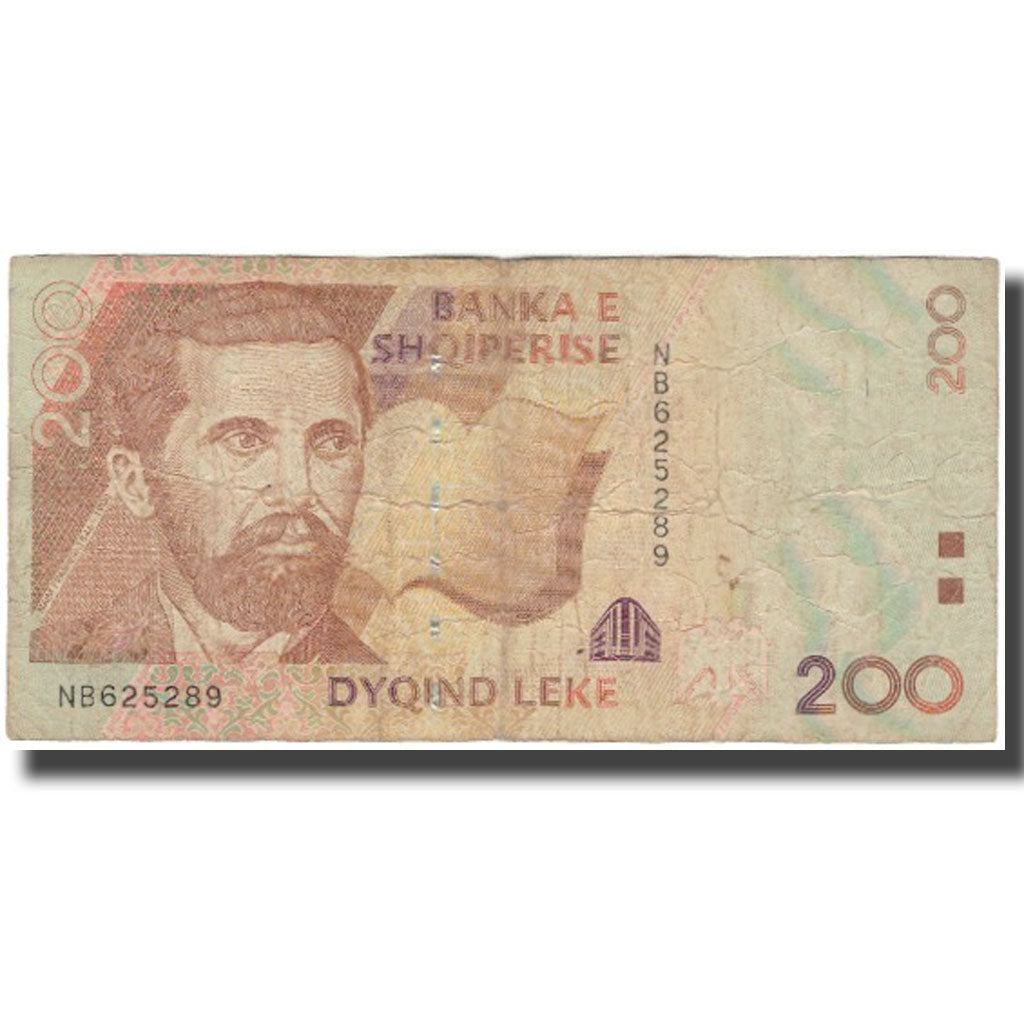 Billet, Albania, 200 Lekë, 2001, KM:63a, TB