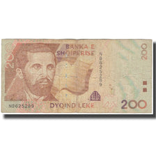 Billet, Albania, 200 Lekë, 2001, KM:63a, TB