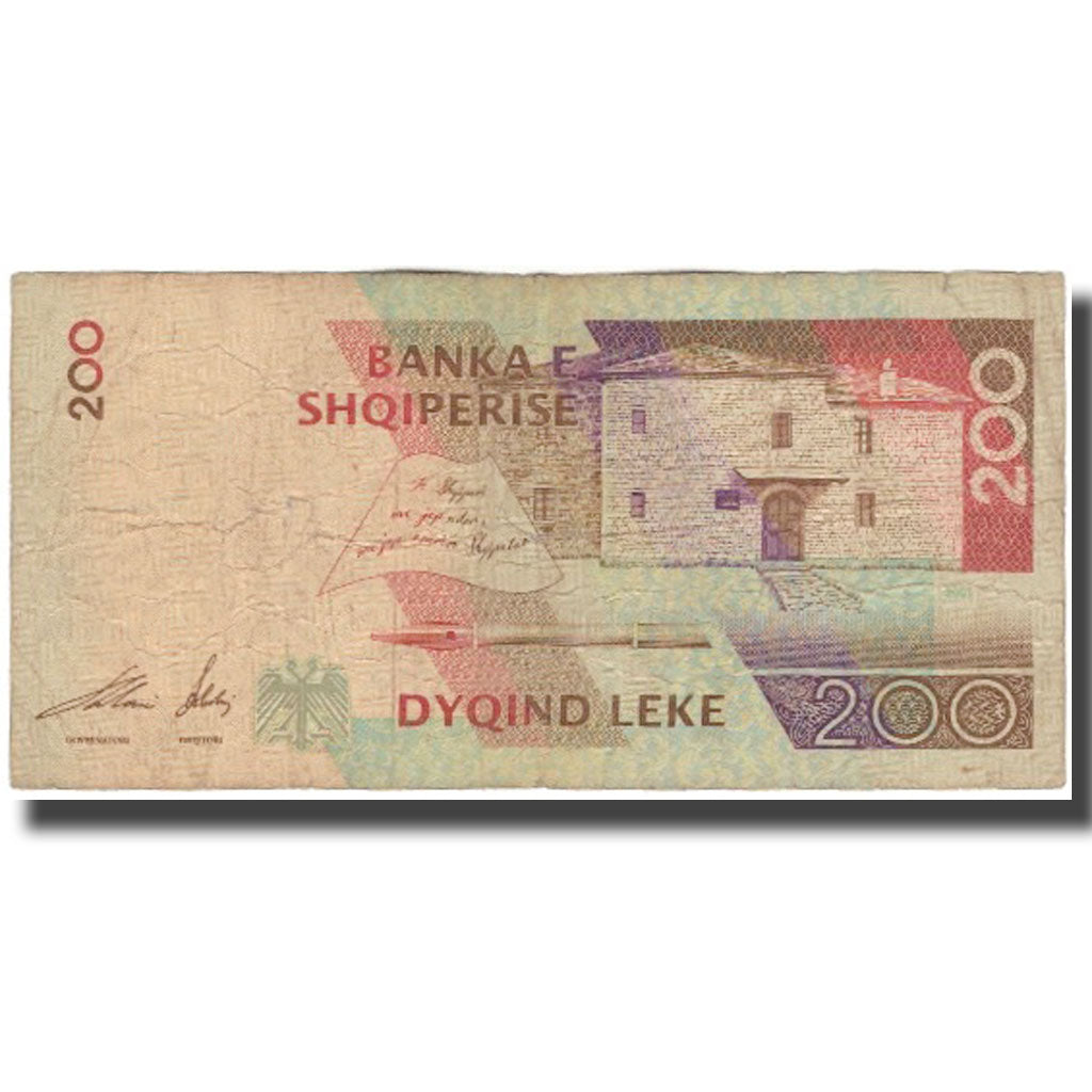 Billet, Albania, 200 Lekë, 2001, KM:63a, TB