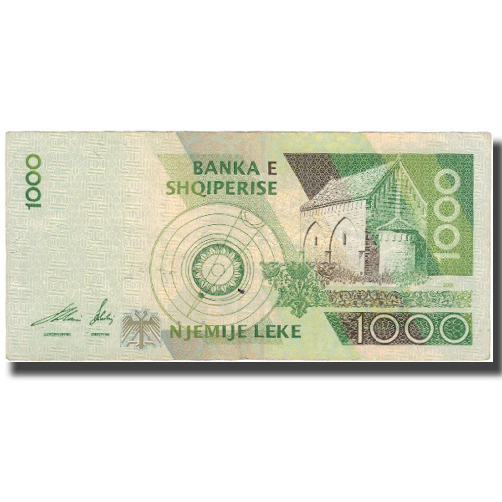 Banknote, Albania, 1000 Lekë, 2001, KM:65, VF(30-35)