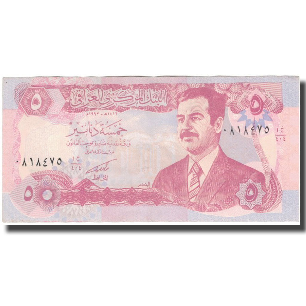 Geldschein, Irak, 5 Dinars, KM:80b, SS+