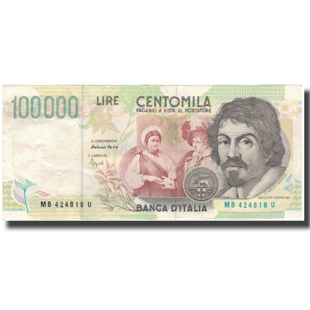 Banknote, Italy, 100,000 Lire, KM:117a, EF(40-45)